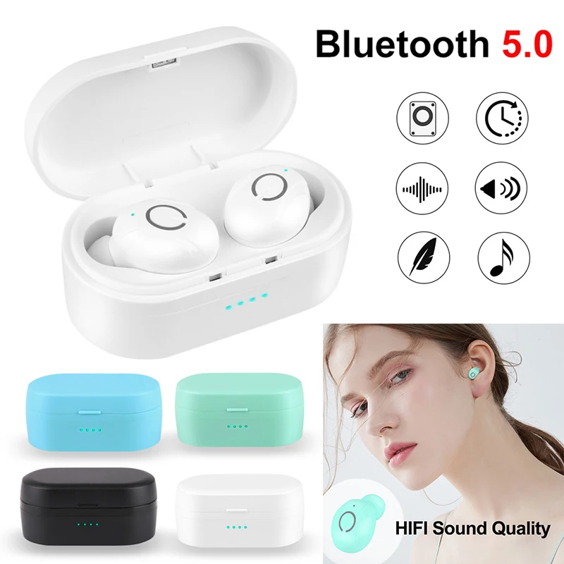 T8 TWS Wireless Bluetooth Earphone Sports Headset In-Ear Stereo Bluetooth 5.0 Earphone Macarons Cover 300mAh Charging Box
T8 TWS Wireless Bluetooth Earphone Sports Headset In-Ear Stereo Bluetooth 5.0 Earphone Macarons Cover 300mAh Charging Box