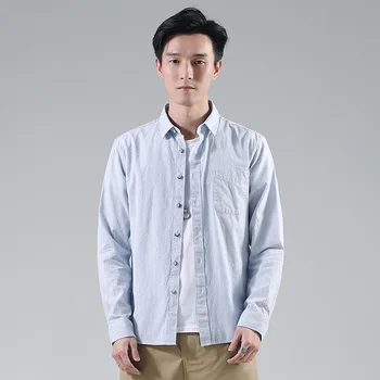 Dongyu men's | Autumn men's shirt New Cotton solid color casual all-match long sleeve shirt
Dongyu men's | Autumn men's shirt New Cotton solid color casual all-match long sleeve shirt