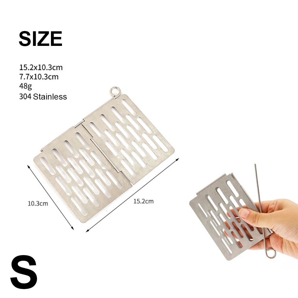 Outdoor Camping Folding Barbecue Charcoal Grill Stainless Steel BBQ Plate durable tool easy to assemble / use
Outdoor Camping Folding Barbecue Charcoal Grill Stainless Steel BBQ Plate durable tool easy to assemble / use
