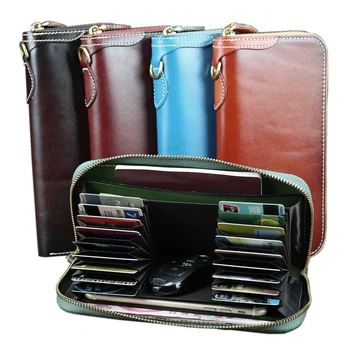 2020 new Unisex top layer cowhide Multi-card position wallet Vegetable tanned leather mobile phone passport bag
2020 new Unisex top layer cowhide Multi-card position wallet Vegetable tanned leather mobile phone passport bag