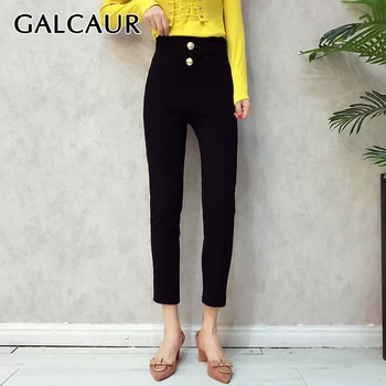 GALCAUR Trousers For Women Button High Waist Skinny Pencill Pants Female Pockets Zipeper Casual Pants Clothes Solid Fashion New
GALCAUR Trousers For Women Button High Waist Skinny Pencill Pants Female Pockets Zipeper Casual Pants Clothes Solid Fashion New