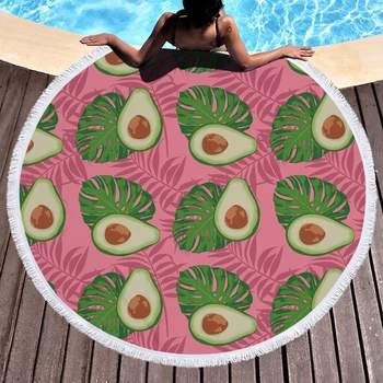 Fruit Avocado Monstera Pink Beach Towels Kids Girl Shawl Fringe Microfiber Round Fabric Bath Towels For Living Room Home Decor 
Fruit Avocado Monstera Pink Beach Towels Kids Girl Shawl Fringe Microfiber Round Fabric Bath Towels For Living Room Home Decor