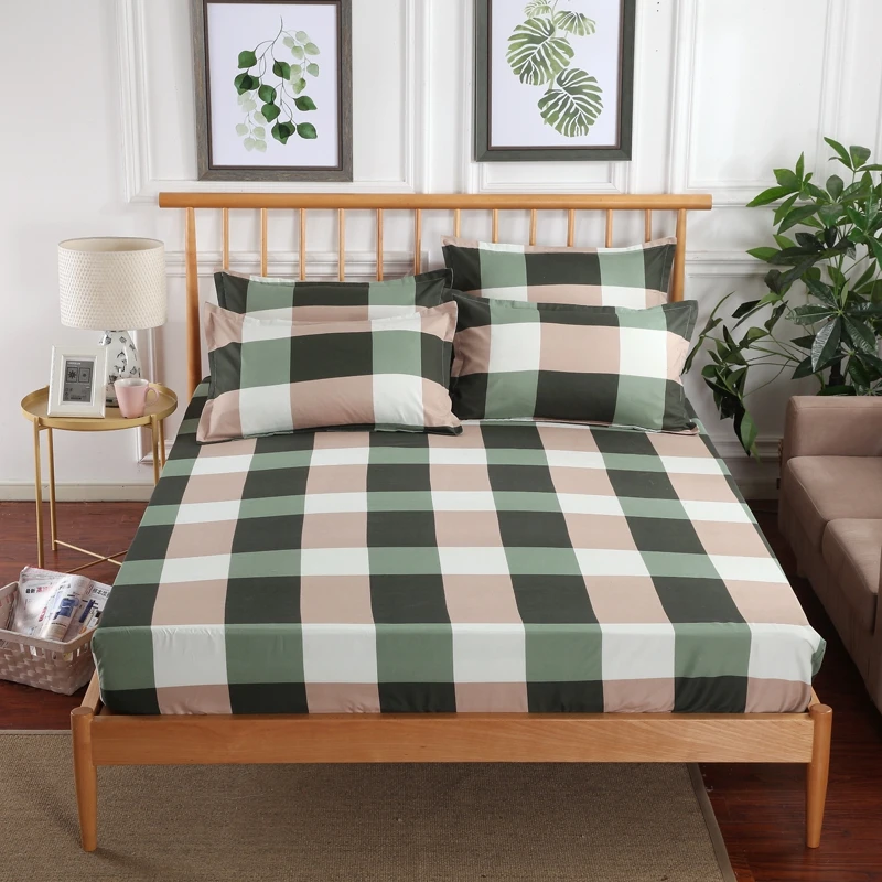 Fitted Sheet on Elastic Band Mattress Cover with All-around Elastic Rubber Band Printed Bed Sheet Bed Cover+2pcs Pillowcase
Fitted Sheet on Elastic Band Mattress Cover with All-around Elastic Rubber Band Printed Bed Sheet Bed Cover+2pcs Pillowcase