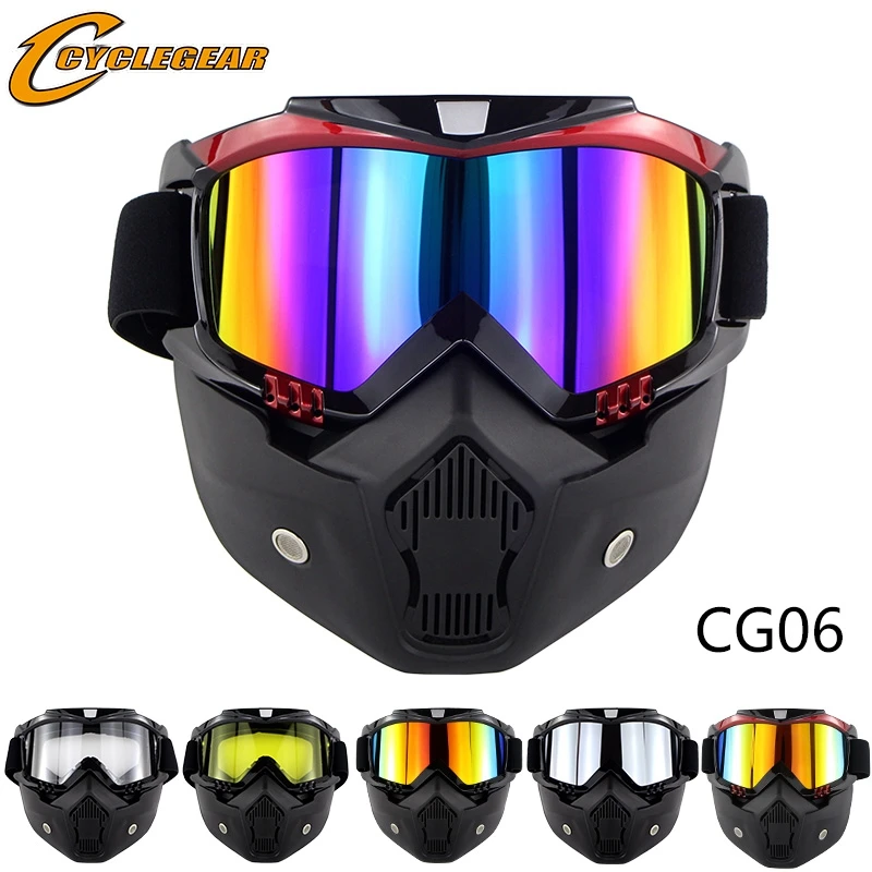 Cyclegear Motorcycle Glasses with Mask Dual Use Motocross Goggles Outdoor Sport Okulary Dirt Bike Gozluk CG06
Cyclegear Motorcycle Glasses with Mask Dual Use Motocross Goggles Outdoor Sport Okulary Dirt Bike Gozluk CG06