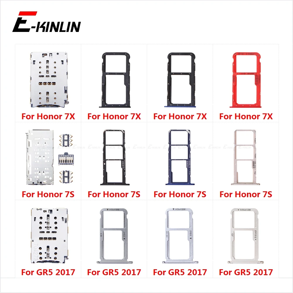 Micro SD Sim Card Tray Socket Slot Adapter For HuaWei Honor 7X 7S GR5 2017 Reader Container Connector Holder
Micro SD Sim Card Tray Socket Slot Adapter For HuaWei Honor 7X 7S GR5 2017 Reader Container Connector Holder