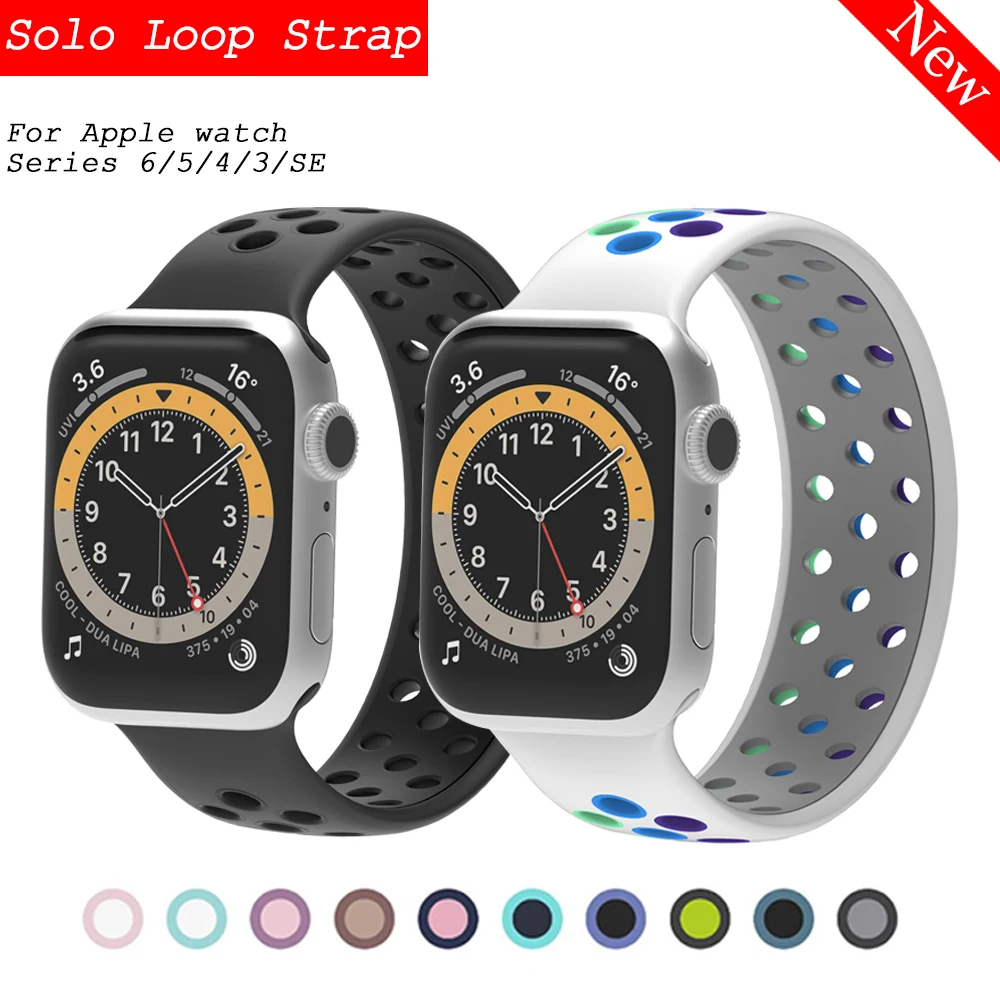 Solo loop For Appel watch band 40mm 42mm 44mm 38mm Elastic Silicone Pride smartwatch bracelet for iwatch series 6 5 4 3 SE strap
Solo loop For Appel watch band 40mm 42mm 44mm 38mm Elastic Silicone Pride smartwatch bracelet for iwatch series 6 5 4 3 SE strap