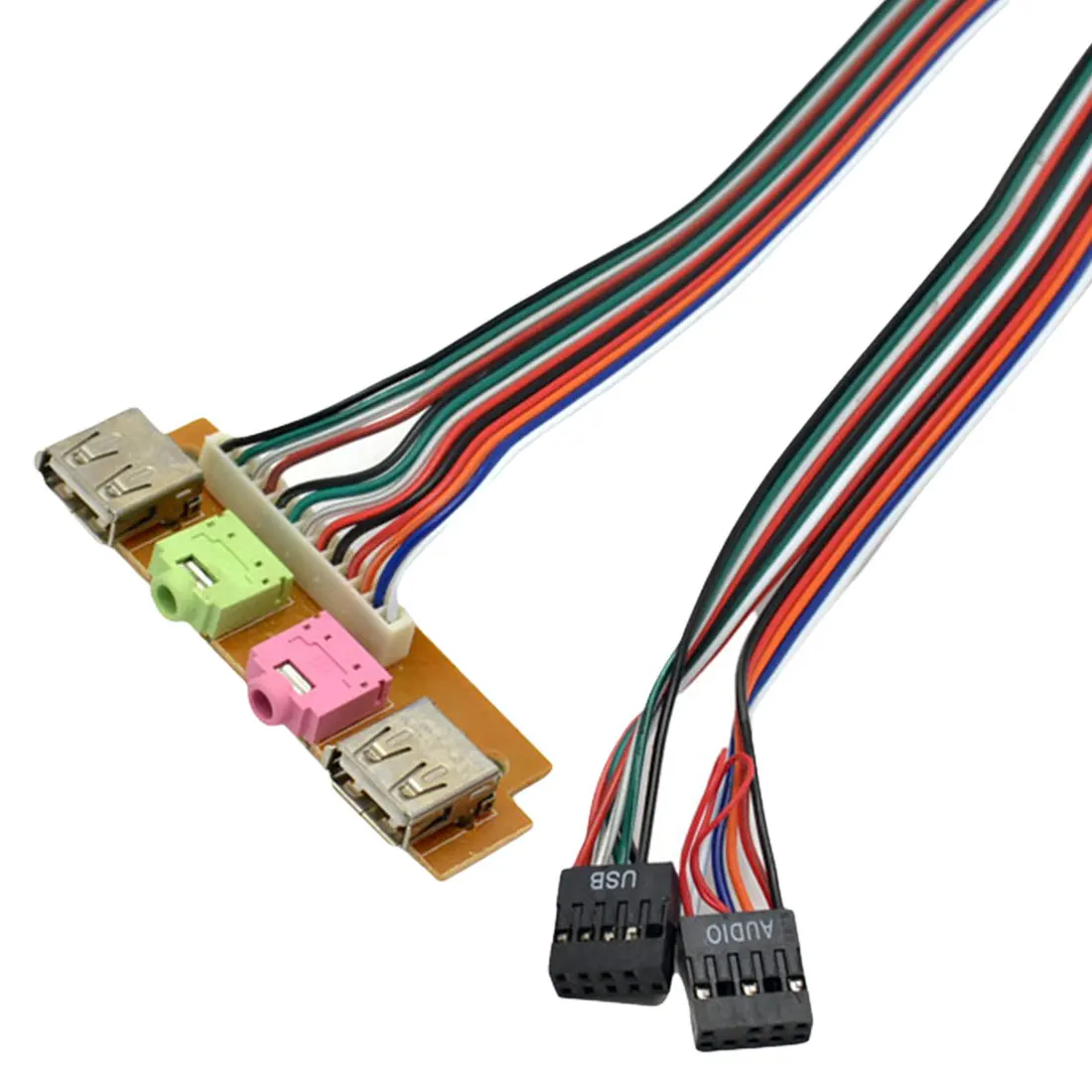65 CM 2 USB PC Computer 6.8 CM Case Front Panel USB Audio Port Mic USB Sata Cable Riser Card Connector Dual PSU Earphone Cable
65 CM 2 USB PC Computer 6.8 CM Case Front Panel USB Audio Port Mic USB Sata Cable Riser Card Connector Dual PSU Earphone Cable
