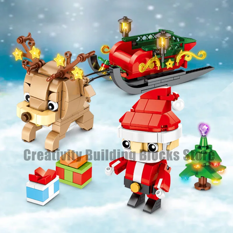 2020 new creator creative building blocks Santa Claus and Reindeer model set building blocks children's toys Christmas gifts
2020 new creator creative building blocks Santa Claus and Reindeer model set building blocks children's toys Christmas gifts
