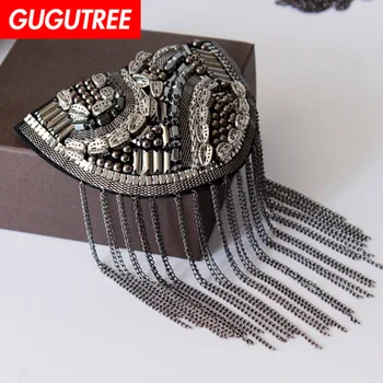 GUGUTREE brooch breastpin tassels shoulder board patch metal patches badges applique patches for clothing CH-54
GUGUTREE brooch breastpin tassels shoulder board patch metal patches badges applique patches for clothing CH-54