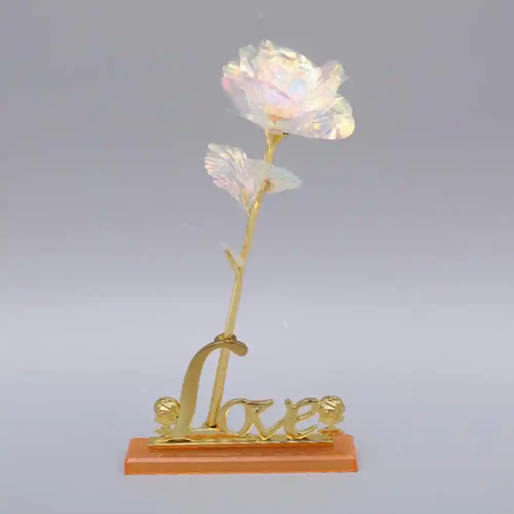 24k gold plated galaxy rose valentines day gift