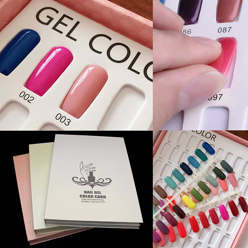 120 Slots Color Book Gel Nail Display Book Nail Polish Showing Shelf Dedicated Board with False Tips DIY Chart Painting
120 Slots Color Book Gel Nail Display Book Nail Polish Showing Shelf Dedicated Board with False Tips DIY Chart Painting