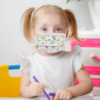 50PC Child Kids Disposable Face Masks 3 Layer Anti-Dust Pollution Masks Fabric Meltblown Dustproof Cartoon Dog Cat Mask
50PC Child Kids Disposable Face Masks 3 Layer Anti-Dust Pollution Masks Fabric Meltblown Dustproof Cartoon Dog Cat Mask