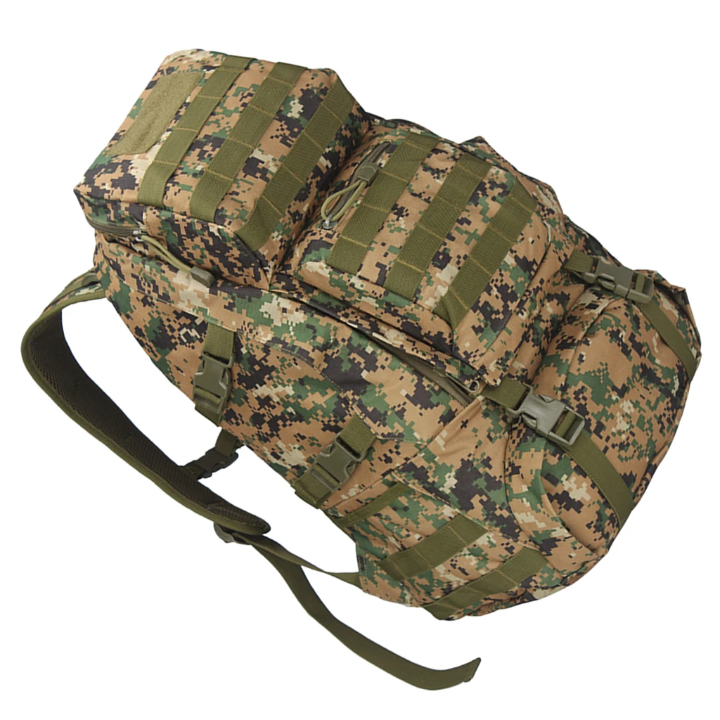 36-55L Camo Tactical Outdoor Backpack Rucksack Molle Backpack Water Resistant Bug Hiking Climbing Backpack 36-55L Camo Tactical Outdoor Backpack Rucksack Molle Backpack Water Resistant Bug Hiking Climbing Backpack