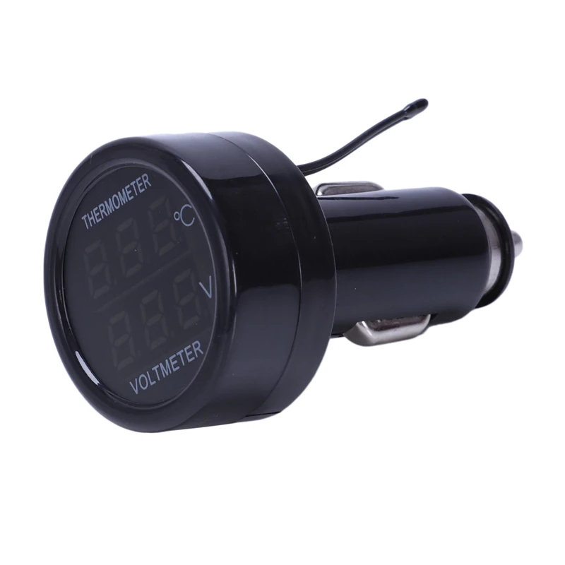 DF-01 2IN1 Car Battery Cigarette Monitor Monitor Voltmeter Thermometer Digital Display (Black)
DF-01 2IN1 Car Battery Cigarette Monitor Monitor Voltmeter Thermometer Digital Display (Black)
