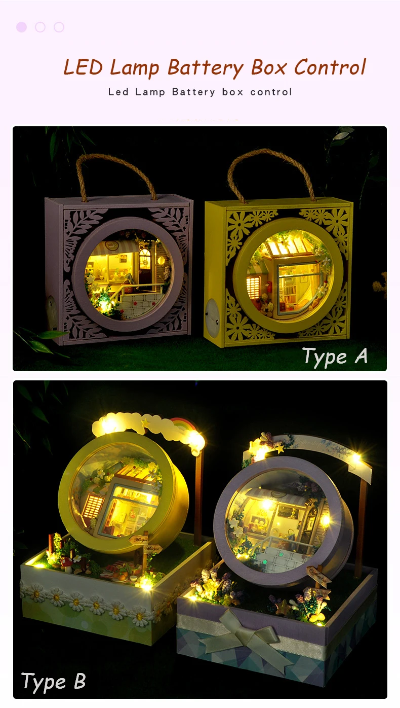 - Flower Hollow Lamp DIY Miniature Kit Hdb68a28683614dca8d49cf06d2ad4862c