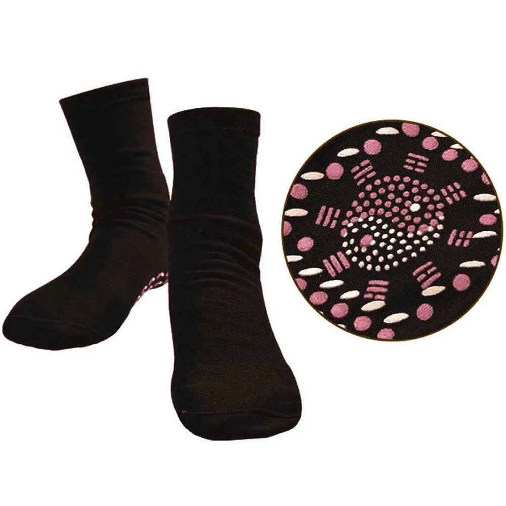 2Pcs/Pair Tourmaline Magnetic Socks Breathable Massager Winter Warm Foot Care Socks Therapy Comfortable Self-Heating Care Socks
2Pcs/Pair Tourmaline Magnetic Socks Breathable Massager Winter Warm Foot Care Socks Therapy Comfortable Self-Heating Care Socks