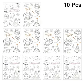 10 Sheets Christmas Sticker Decorative Glowing Cute Eco-friendly Luminous Decal Body Sticker Tattoos for Party Decor Christmas
10 Sheets Christmas Sticker Decorative Glowing Cute Eco-friendly Luminous Decal Body Sticker Tattoos for Party Decor Christmas