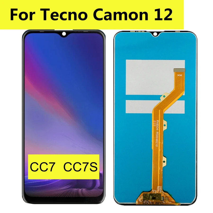 6.52" For Tecno Camon 12 CC7 LCD Display Screen Touch Digitizer Sensor Assembly Replacement For Tecno Camon 12 LCD 
6.52" For Tecno Camon 12 CC7 LCD Display Screen Touch Digitizer Sensor Assembly Replacement For Tecno Camon 12 LCD