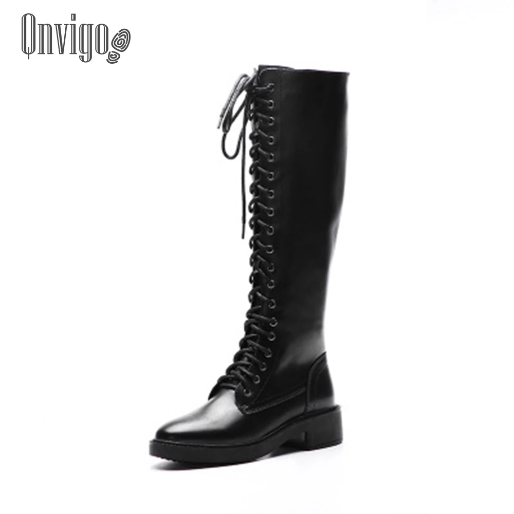 Qnvigo Leather Boots Women Western Boots Thigh High Cowboy Lace Up White Winter Women Knee High Long Boots Big Size 43 High Boot
Qnvigo Leather Boots Women Western Boots Thigh High Cowboy Lace Up White Winter Women Knee High Long Boots Big Size 43 High Boot