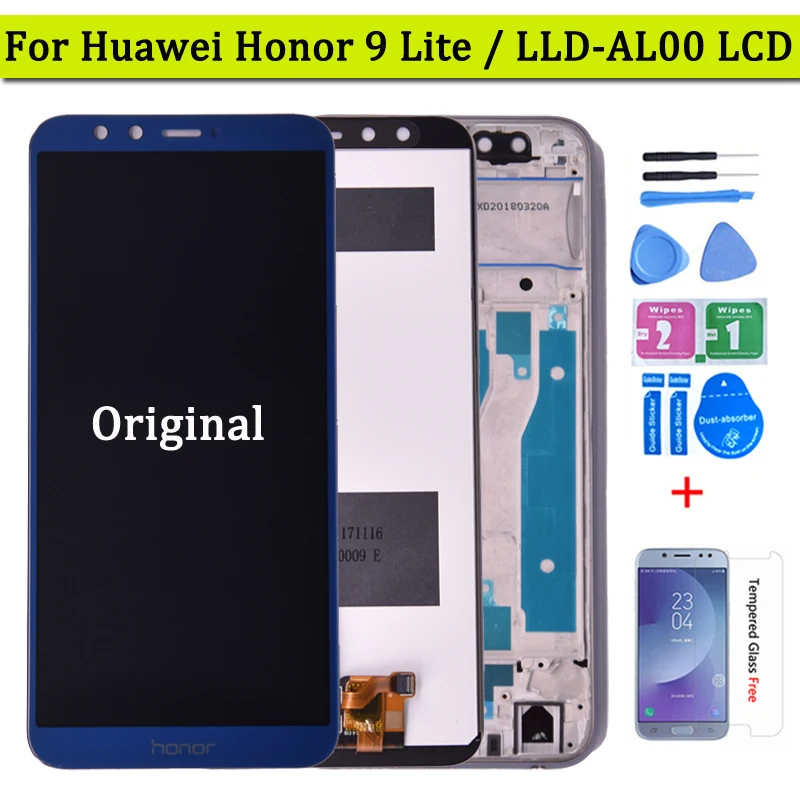 ЖК-дисплей 5 65 дюйма для Huawei Honor 9 lite сенсорный экран Lite с рамкой и дигитайзером |