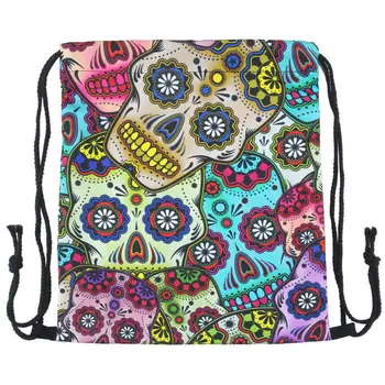 2019 New Skull Drawstring Bags 3D Printed Drawstring Backpack Mexican Skull 3-D Printing Drawstring Bag
2019 New Skull Drawstring Bags 3D Printed Drawstring Backpack Mexican Skull 3-D Printing Drawstring Bag