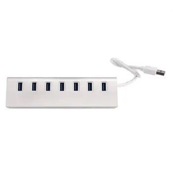 Mini Portable High Speed 7 Ports USB 3.0 Hub Aluminum USB HUB Data Cable Adapter For PC Laptop Computer Tablet
Mini Portable High Speed 7 Ports USB 3.0 Hub Aluminum USB HUB Data Cable Adapter For PC Laptop Computer Tablet