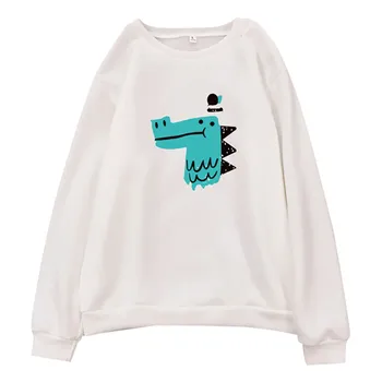 Print Sweatshirt Women Casual O Neck Cartoon Dinosaur Printed Long Sleeve Pullover Female Sweatshirts Daily Top Shirt Streetwear
Print Sweatshirt Women Casual O Neck Cartoon Dinosaur Printed Long Sleeve Pullover Female Sweatshirts Daily Top Shirt Streetwear
