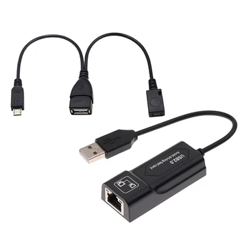 Ethernet Adapter and USB to Micro USB Cable for Media Streaming Devices - for Fire Sticks 2nd and TV 3rd Generation
Ethernet Adapter and USB to Micro USB Cable for Media Streaming Devices - for Fire Sticks 2nd and TV 3rd Generation