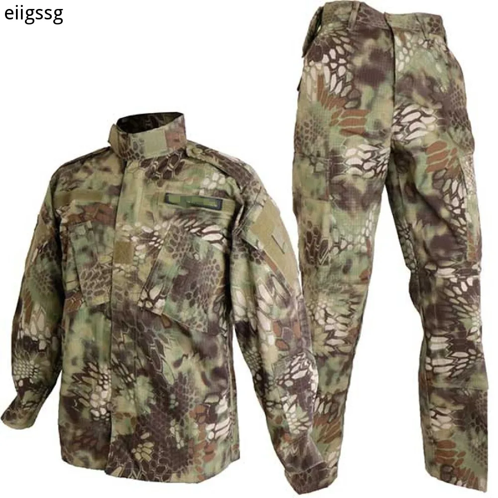 Army Military Combat Suit Camo Tactical BDU Uniform Kryptek Mandrake Camouflage Battlefield Airsoft Paintball Hunting Clothing
Army Military Combat Suit Camo Tactical BDU Uniform Kryptek Mandrake Camouflage Battlefield Airsoft Paintball Hunting Clothing