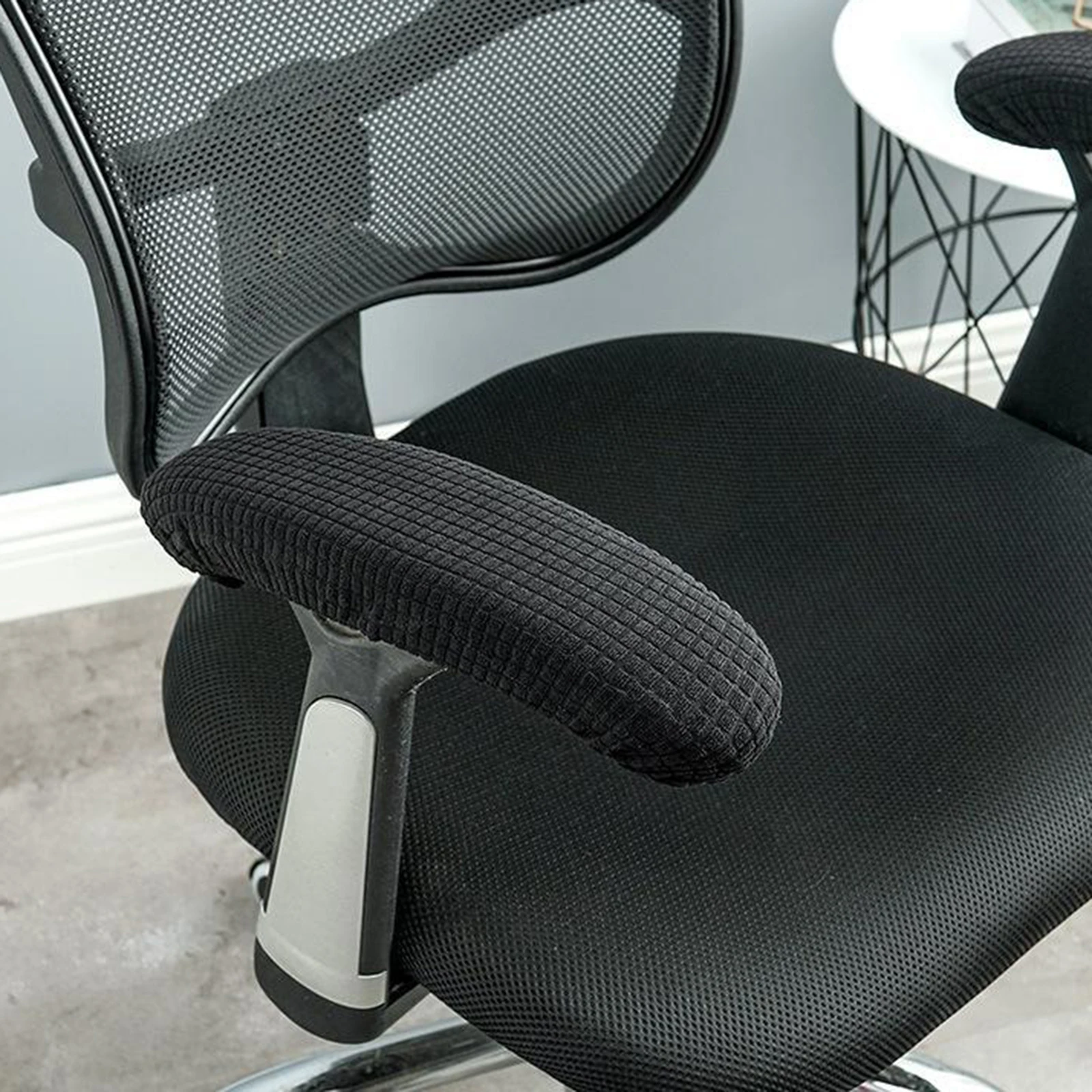 1 Pair Chair Armrest Cover Slipcover Office Computer Chair Arm Covers Dustproof