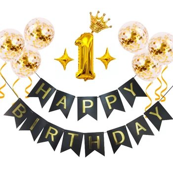 Oh Baby Birthday Number Balloon Confetti Banner Flag Happy Birthday Set Baby Shower Party Decorations Girl Boy Party Supplies 
Oh Baby Birthday Number Balloon Confetti Banner Flag Happy Birthday Set Baby Shower Party Decorations Girl Boy Party Supplies