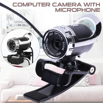Rotatable Webcam 640P 5MP With Microphone Usb-Camera Computer Video-Recording Webcam for Video-Conference-Work Live-Broadcast PC
Rotatable Webcam 640P 5MP With Microphone Usb-Camera Computer Video-Recording Webcam for Video-Conference-Work Live-Broadcast PC