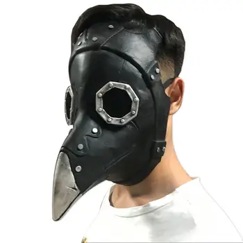 1pcs Steampunk Punk Mask Plague Doctor Bird Long Nose Beak Cosplay Mask With Elastic Band Halloween Costume Props Mask 
1pcs Steampunk Punk Mask Plague Doctor Bird Long Nose Beak Cosplay Mask With Elastic Band Halloween Costume Props Mask