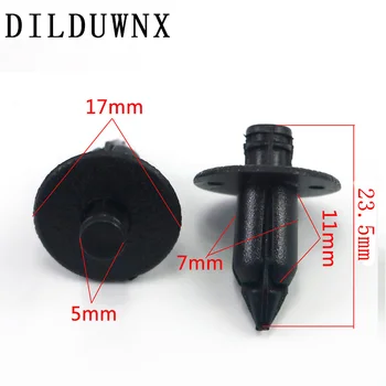 DILDUWNX 100Pcs Black Plastic Clips Fasteners Auto Bumper Fastener Rivet Retainer Push Engine Cover Fender Car Door Trim Panel 
DILDUWNX 100Pcs Black Plastic Clips Fasteners Auto Bumper Fastener Rivet Retainer Push Engine Cover Fender Car Door Trim Panel
