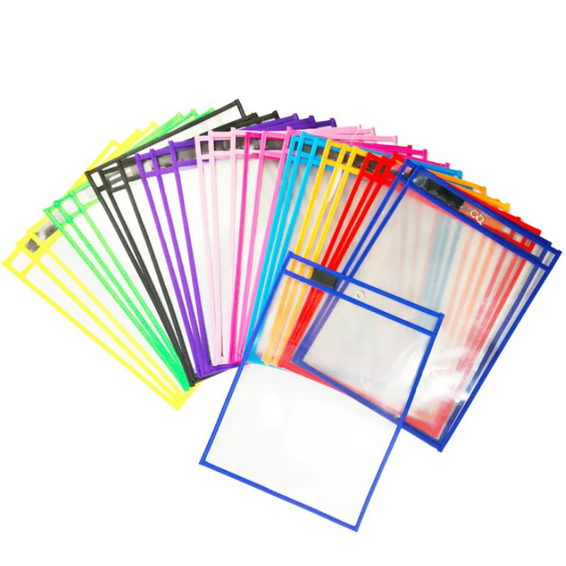 Eco-friendly Reusable Transparent File Pocket Dry Erasable Display File Bag Office Document Test-Paper Storage Pouch Organizer
Eco-friendly Reusable Transparent File Pocket Dry Erasable Display File Bag Office Document Test-Paper Storage Pouch Organizer
