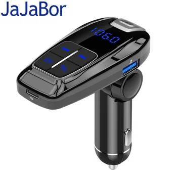 JaJaBor FM Transmitter FM Modulator Bluetooth Car kit Handsfree MP3 Player Support TF Card / U Disk Playback PD 3.0 Fast Charge
JaJaBor FM Transmitter FM Modulator Bluetooth Car kit Handsfree MP3 Player Support TF Card / U Disk Playback PD 3.0 Fast Charge