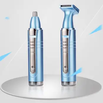 Electric Shaver 2 in 1 Multi-Functional Electric Nose Hair Trimmer Sideburns Cutter Trimming Machine EU Plug 110-240V Blue
Electric Shaver 2 in 1 Multi-Functional Electric Nose Hair Trimmer Sideburns Cutter Trimming Machine EU Plug 110-240V Blue