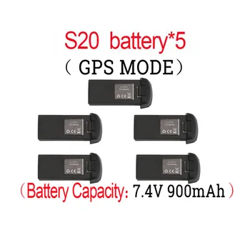 Original S20W GPS RC Drone 7.4V 900mAh Lipo Battery For S20 RC Quadcopter Spare Parts Accessories Rechargeable Battery
Original S20W GPS RC Drone 7.4V 900mAh Lipo Battery For S20 RC Quadcopter Spare Parts Accessories Rechargeable Battery