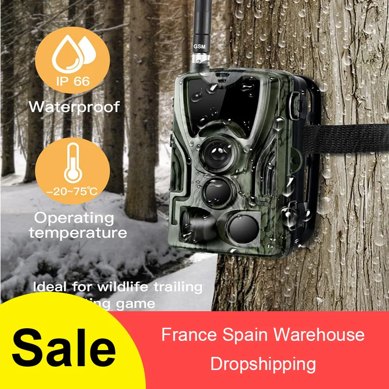 HC-801M 2G Hunting Camera 16MP Trail Camera SMS/MMS/SMTP IP65 Photo Traps 0.3s Trigger Time Camera Trap Wild Cameras
HC-801M 2G Hunting Camera 16MP Trail Camera SMS/MMS/SMTP IP65 Photo Traps 0.3s Trigger Time Camera Trap Wild Cameras