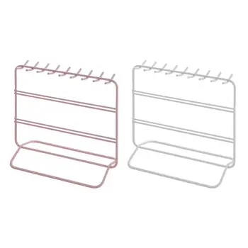 Earrings Jewelry Stand Necklace Storage Holder Display Rack Metal Display Shelf Jewelry Organizer
Earrings Jewelry Stand Necklace Storage Holder Display Rack Metal Display Shelf Jewelry Organizer