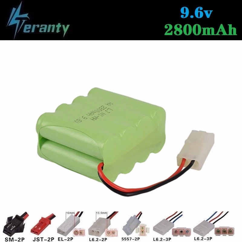 2800mah 9.6v Rechargeable Battery For Rc toys Cars Tanks Train RC Robots Guns rc Boats NiMH Battery AA 9.6v 2400mah Battery Pack 
2800mah 9.6v Rechargeable Battery For Rc toys Cars Tanks Train RC Robots Guns rc Boats NiMH Battery AA 9.6v 2400mah Battery Pack