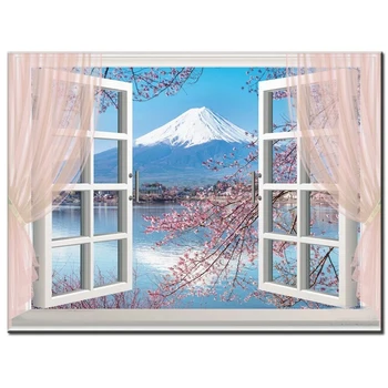 Cross Stitch Home Decor Full Round Drill Diamond Picture Landscape Gift Handmade Embroidery Painting Fuji Mountain Wall Sticker
Cross Stitch Home Decor Full Round Drill Diamond Picture Landscape Gift Handmade Embroidery Painting Fuji Mountain Wall Sticker
