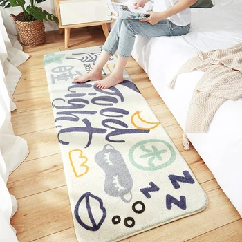 Household Berber Fleece Bedside Rug, Creative Letter Pattern Thickened Rectangular Sofa Non-slip Floor Mat Bedroom Living Room
Household Berber Fleece Bedside Rug, Creative Letter Pattern Thickened Rectangular Sofa Non-slip Floor Mat Bedroom Living Room