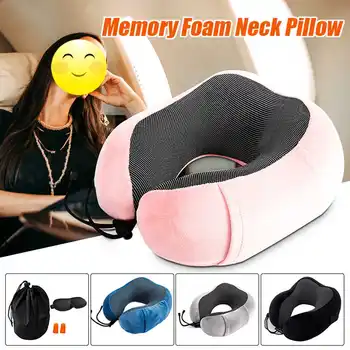 3PCS/SET Adjustable U Shape Memory Foam Travel Neck Pillow Foldable Head Chin Support Cushion for Sleep on Airplane Car Office
3PCS/SET Adjustable U Shape Memory Foam Travel Neck Pillow Foldable Head Chin Support Cushion for Sleep on Airplane Car Office