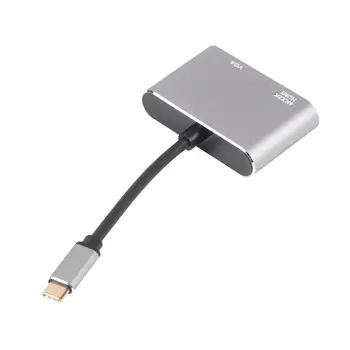 USB C To HDMI 4K VGA Adapter USB 3.1 Type C USB-C to VGA HDMI Video Converters Hub for Macbook Pro Samsung Galaxy for Huawei
USB C To HDMI 4K VGA Adapter USB 3.1 Type C USB-C to VGA HDMI Video Converters Hub for Macbook Pro Samsung Galaxy for Huawei