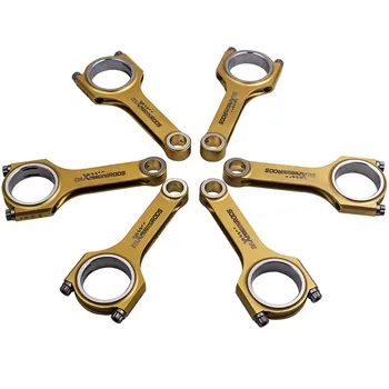 Titanizing Connecting Rods 164mm For Audi VW VR6 Golf Corrado 2.8 2.9 800+HP H Beam Racing Conrods Genuine 5/16" ARP 2000 bolts
Titanizing Connecting Rods 164mm For Audi VW VR6 Golf Corrado 2.8 2.9 800+HP H Beam Racing Conrods Genuine 5/16" ARP 2000 bolts