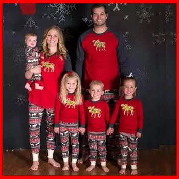 Christmas Family Pajamas Set Christmas Clothes Parent-child Suit Home Sleepwear New Baby Kid Dad Mom Matching Family Outf
Christmas Family Pajamas Set Christmas Clothes Parent-child Suit Home Sleepwear New Baby Kid Dad Mom Matching Family Outf