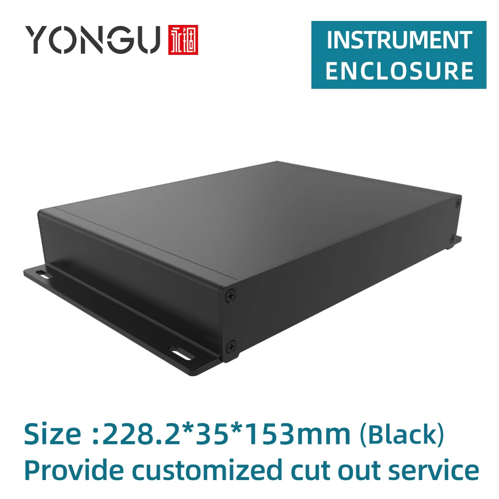 Electronics Wall Mounting Metal Enclosure Metal Distribution Box re Case Circuit Board Project Aluminum Box G06 228.2*35mm
Electronics Wall Mounting Metal Enclosure Metal Distribution Box re Case Circuit Board Project Aluminum Box G06 228.2*35mm