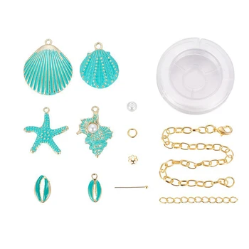 Alloy Shell Imitation Pearl Bracelet Diy Bracelet Set Marine Style Jewelry Accessories
Alloy Shell Imitation Pearl Bracelet Diy Bracelet Set Marine Style Jewelry Accessories