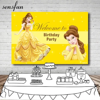 Sensfun Yellow Theme Beautiful Princess Backdrops For Girls Birthday Party Photography Backgrounds Customized 7x5ft Vinyl
Sensfun Yellow Theme Beautiful Princess Backdrops For Girls Birthday Party Photography Backgrounds Customized 7x5ft Vinyl
